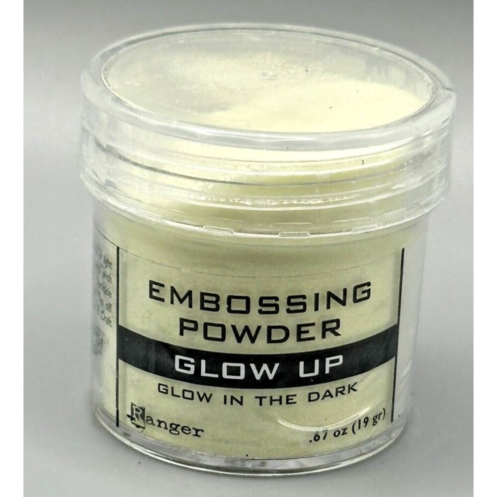 Ranger Glow Up Embossing Powder glow in the dark halloween